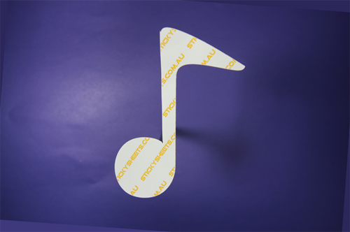 Show details for Music Note Shape